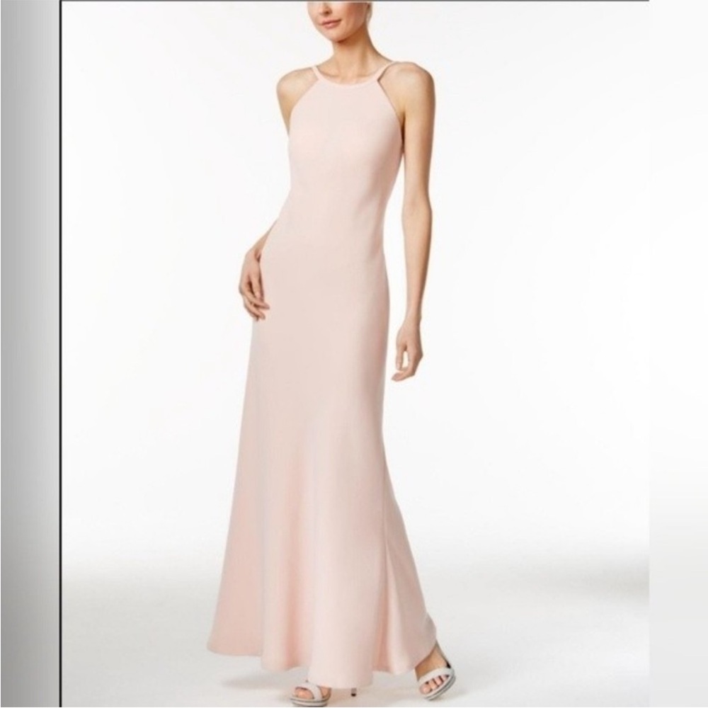 Calvin Klein Halter Cocktail Dress